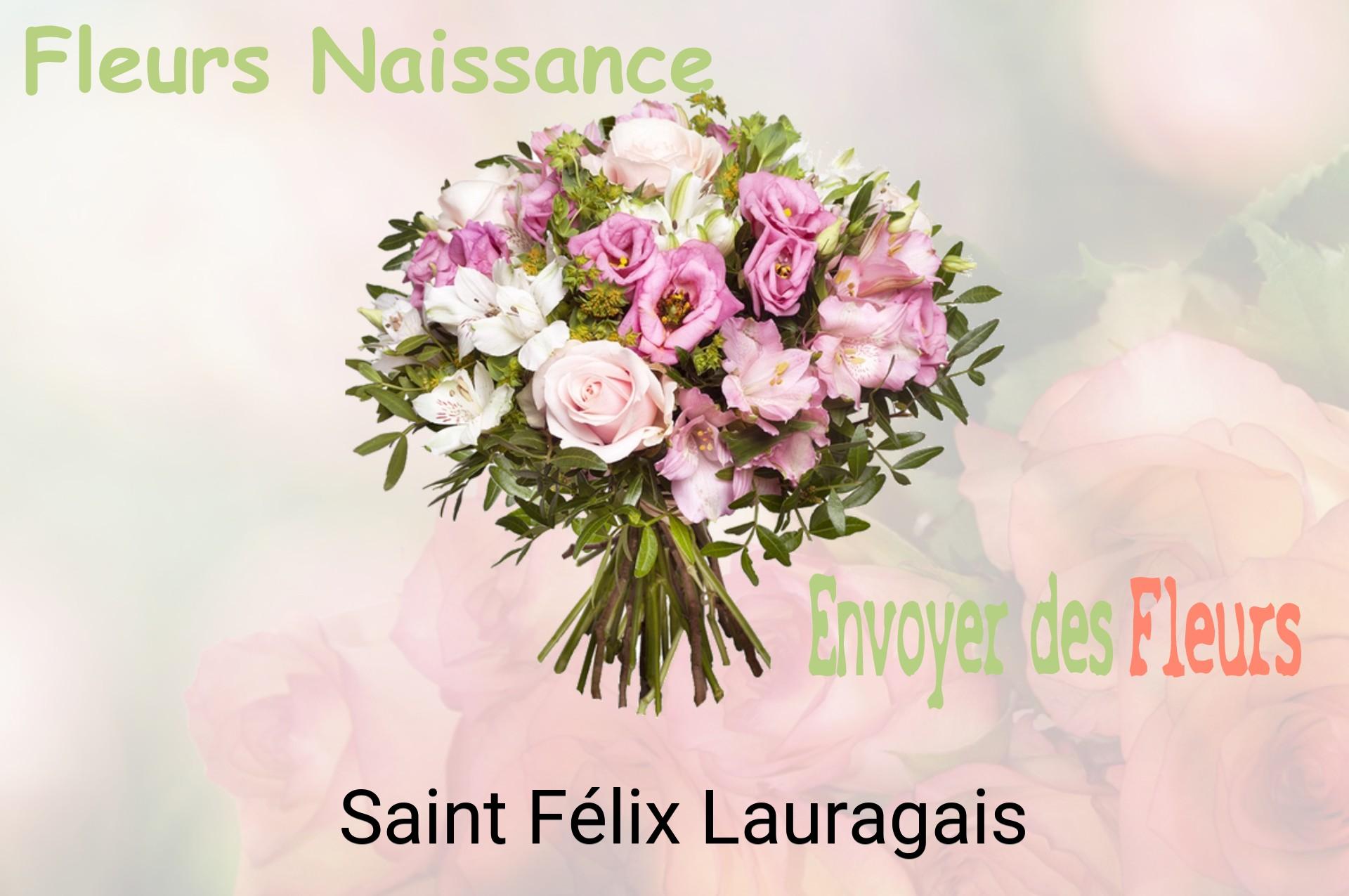 Bouquet de fleurs de naissance livré à Saint-Félix-Lauragais